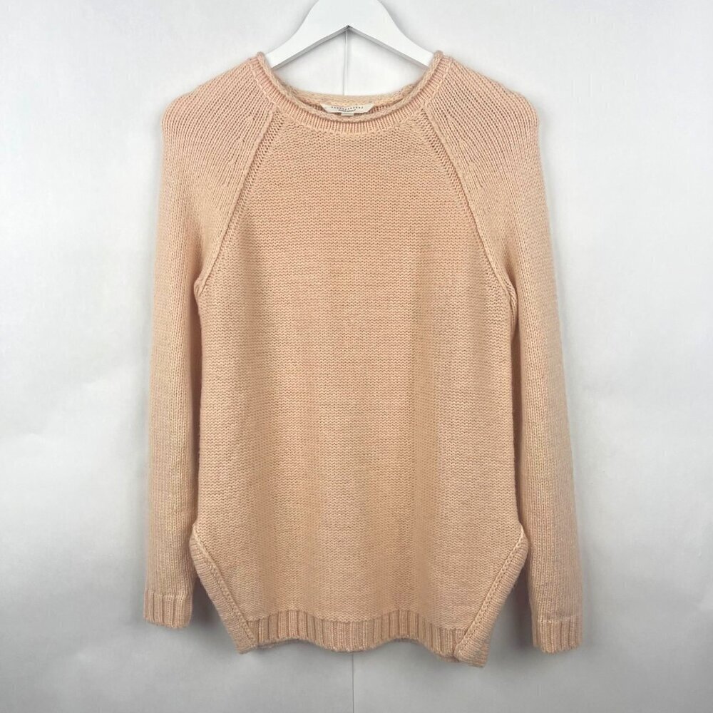 Sunday Sunday Ballet Pink Wool Blend Pullover Sweater Size Small